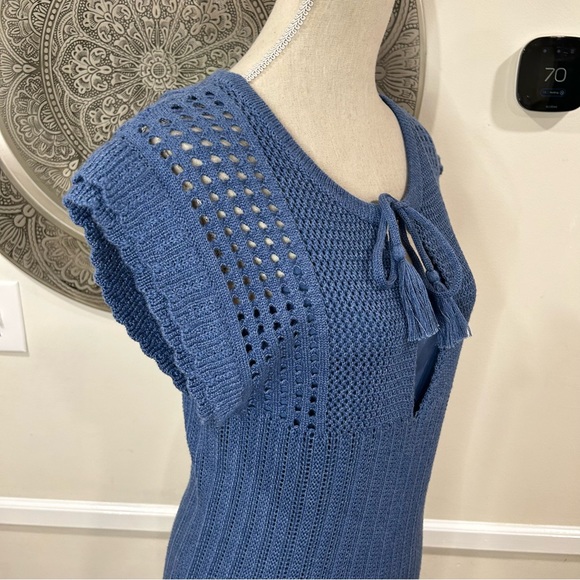 NWT Heartloom blue knit 2 piece dress - Size M - Picture 7 of 13